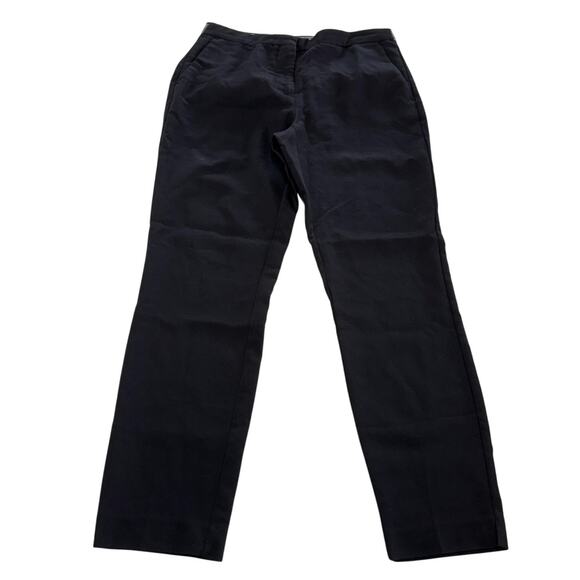 Zara Pants Womens Medium Black Slim Fit Casual Stretch Trousers Dress Modern - Picture 1 of 8
